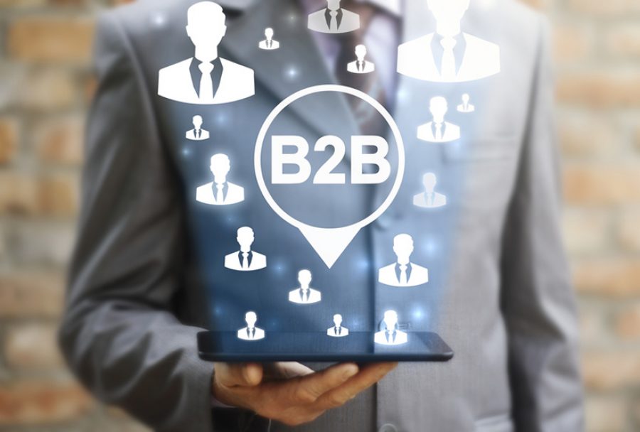 B2B place location marketing web tablet computer people communic