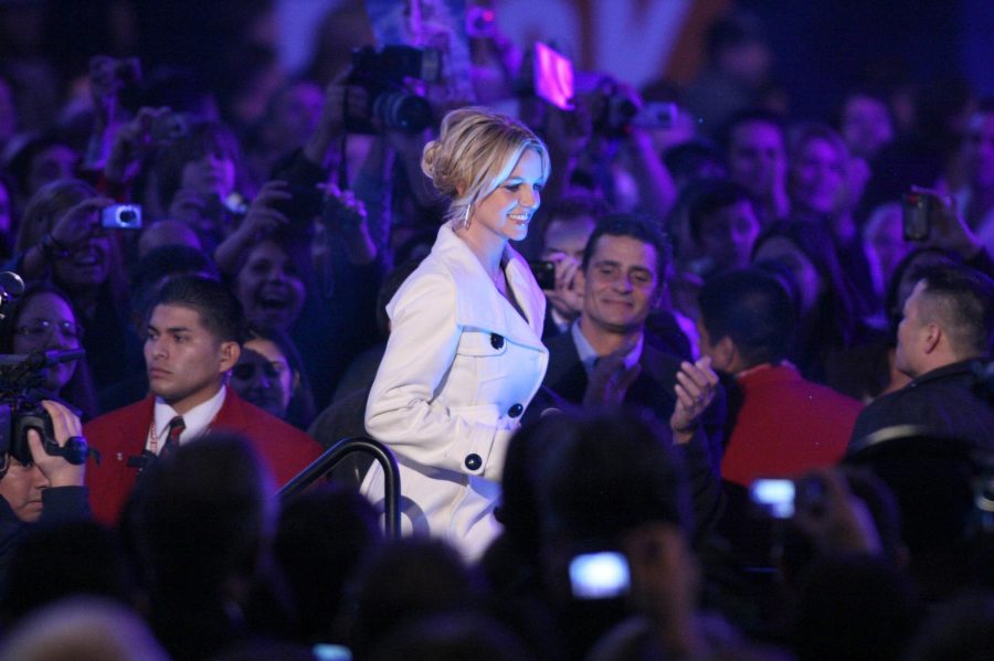 at the Debut of L.A. Live's 'Light of Angels'. L.A. Live, Los Angeles, CA. 12-04-08