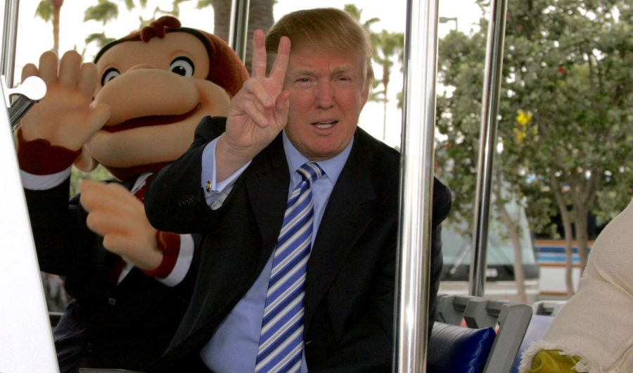 Donald Trump at Universal Studios Hollywood