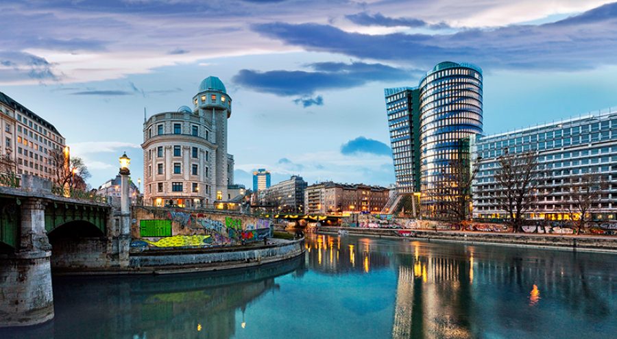 Danube Canal of Vienna - Austria