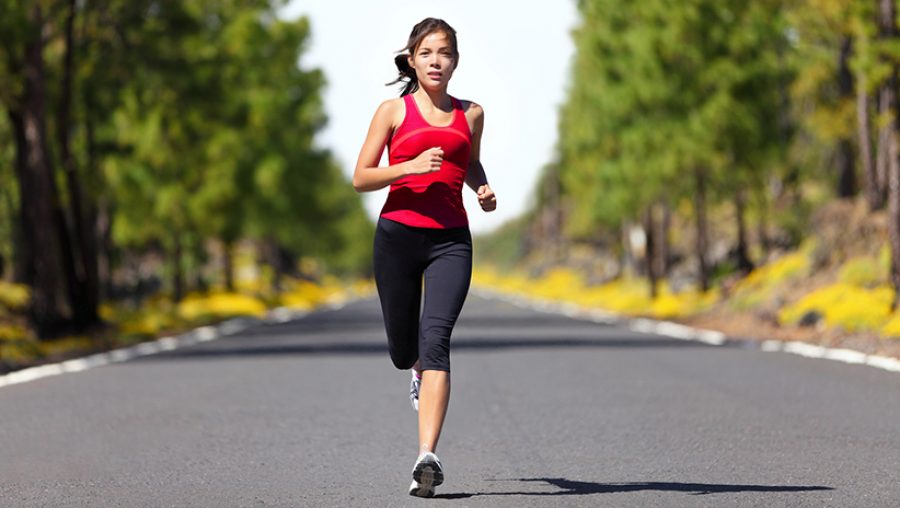 Sport fitness running woman