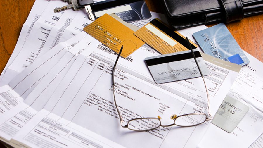 Bills and credit cards
