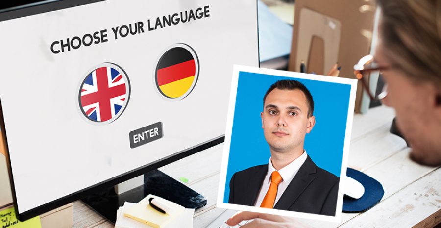 Language Dictionary English German Concept