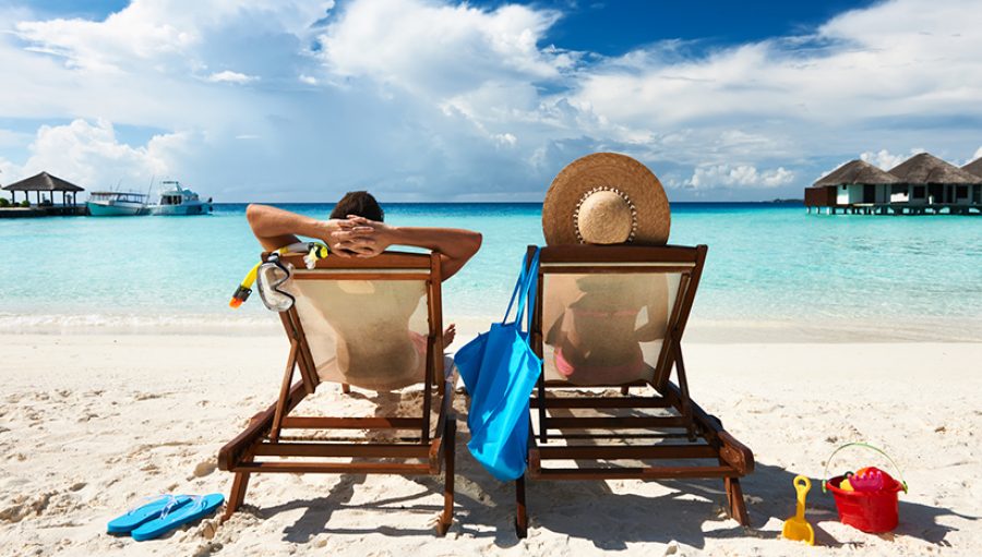 Couple on a beach