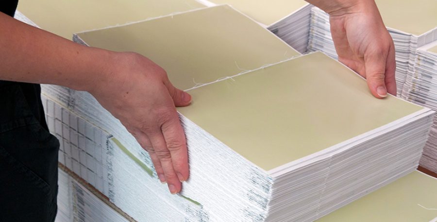 Print shop - Finishing line